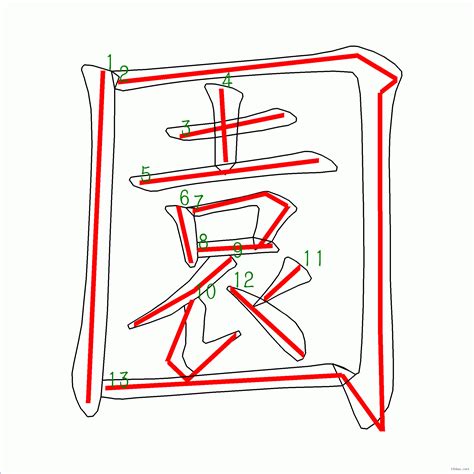 13 劃的字|全字筆畫為13的漢字